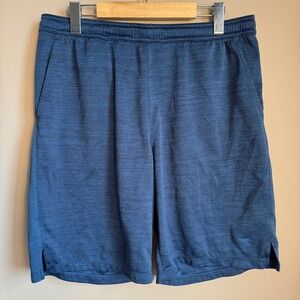 Diadora Mens Athletic Shorts Medium‎ Blue Activewear Gym Running Workout